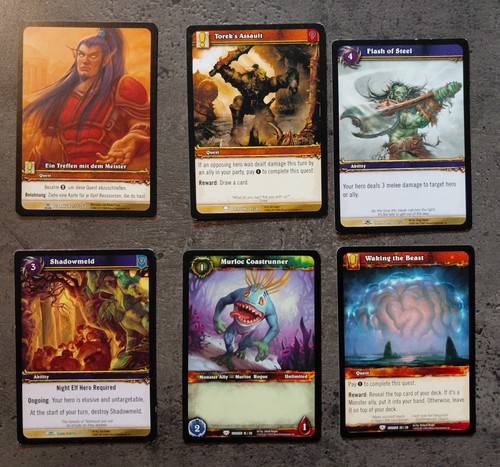 World warcraft tcg 6er - world, lot