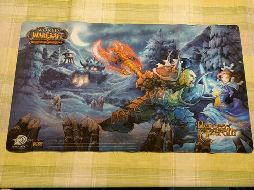 World warcraft tcg playmat - world,