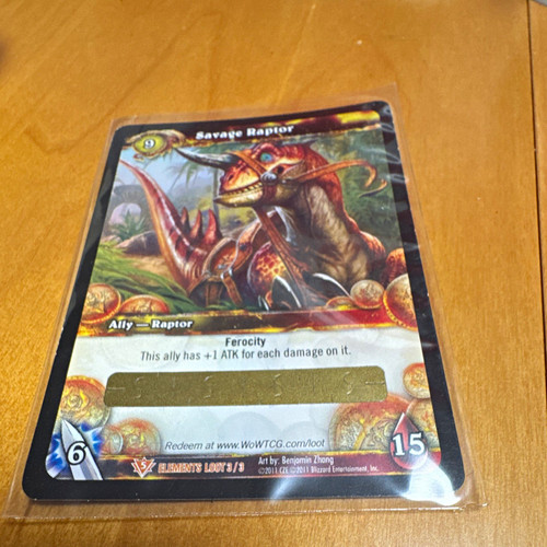 Wow tcg savage raptor - wow,