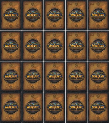 Trading card in clear - card,