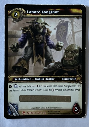 Upper deck world warcraft - deck, of