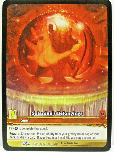 World warcraft tcg - warcraft,