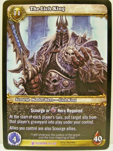 World warcraft tcg - world,