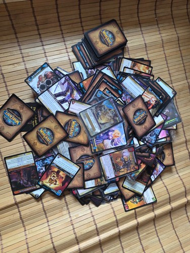 World warcraft tradingcards - of,