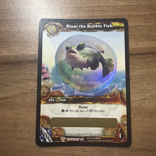 Wow loot card purple puffer - wow,